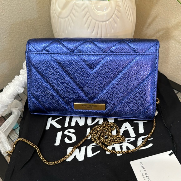 COPY - Kurt Geiger London Extra Mini Kensington Quilted Leather Wallet on a C… - Picture 11 of 17